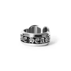 Anello Chrome Hearts Scroll – Anello con etichetta piccola
