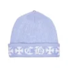 Berretto in cashmere Big Daddy di Chrome Hearts – Blu Berretto in cashmere Big Daddy di Chrome Hearts – Blu