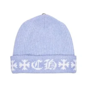 Berretto in cashmere Big Daddy di Chrome Hearts – Blu Berretto in cashmere Big Daddy di Chrome Hearts – Blu