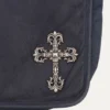 Borsa a tracolla in pelle con Filigree Cross Chrome Hearts