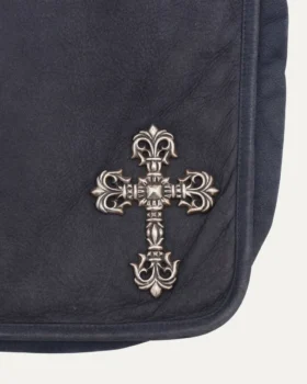 Borsa a tracolla in pelle con Filigree Cross Chrome Hearts