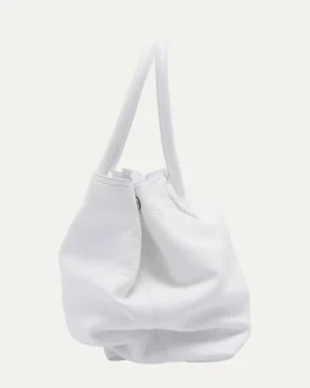 Borsa tote con toppa Fleur decorata Chrome Hearts