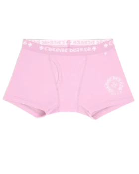 Boxer in cotone rosa baby Chrome Hearts