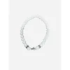 Bracciale con perline Chrome Hearts Cemetery White