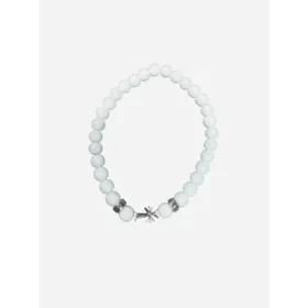 Bracciale con perline Chrome Hearts Cemetery White