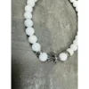 Bracciale con perline Chrome Hearts Cemetery White