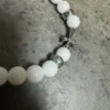 Bracciale con perline Chrome Hearts Cemetery White