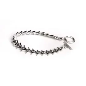 Bracciale Crosstail con targhetta con logo