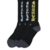 Calze Chrome Hearts blu, bianche e gialle