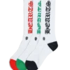 Calze Chrome Hearts rosse, verdi e nere Calze Chrome Hearts rosse, verdi e nere