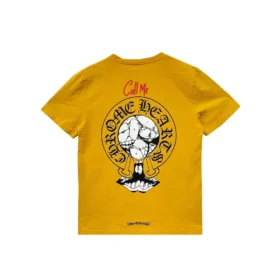 Camicia Chrome Hearts gialla Camicia Chrome Hearts gialla
