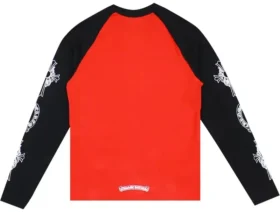 Camicia Chrome Hearts nera e rossa