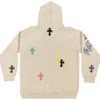 Chrome Hearts 1 of 1 Matty Boy Cross Felpa con cappuccio ‘Grey/Multicolor’ Chrome Hearts 1 of 1 Matty Boy Cross Felpa con cappuccio ‘Grey/Multicolor’