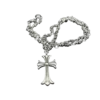 Collana in stile Chrome Hearts placcata argento Collana in stile Chrome Hearts placcata argento