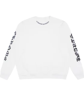 Felpa Chrome Hearts con lettere sul collo