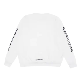 Felpa Chrome Hearts con lettere sul collo