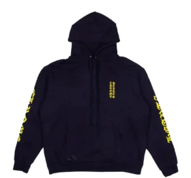 Felpa con cappuccio blu navy