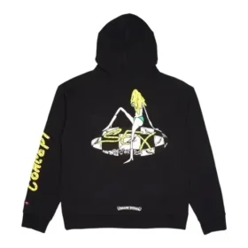 Felpa con cappuccio Chrome Hearts Black Matty Concept