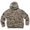 Felpa con cappuccio Chrome Hearts con logo assortito Felpa con cappuccio Chrome Hearts con logo assortito