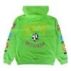 Felpa con cappuccio Chrome Hearts Green Matty Boy Sex Records