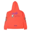 Felpa con cappuccio Chrome Hearts Hearts Matty Boy Brain rossa Felpa con cappuccio Chrome Hearts Hearts Matty Boy Brain rossa