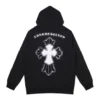Felpa con cappuccio Chrome Hearts High Street Cross Felpa con cappuccio Chrome Hearts High Street Cross