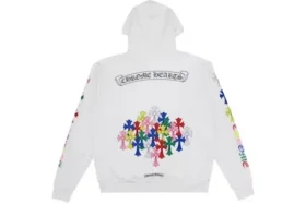 felpa con cappuccio chrome hearts multi color cross cemetery bianca 1 280x187 - Felpa con cappuccio Chrome Hearts Multi Color Cross Cemetery bianca