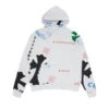 Felpa con cappuccio Chrome Hearts Stencil in bianco/multicolore Felpa con cappuccio Chrome Hearts Stencil in bianco/multicolore