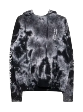 Felpa con cappuccio Chrome Hearts Tie Dye Horseshoe