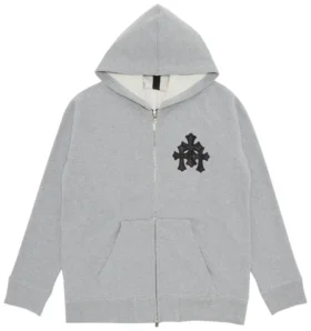felpa con cappuccio chrome hearts triple leather cross zip up 1 280x298 - Felpa con cappuccio Chrome Hearts Triple Leather Cross Zip up