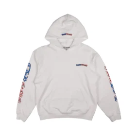 Felpa con cappuccio con logo CH Scroll