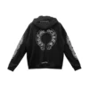 Felpa con cappuccio e zip Chrome Hearts F**Kyou Horseshoe Floral Sleeve