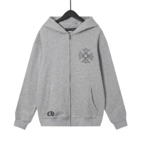 felpa con cappuccio e zip chrome hearts grey cross floral 2 280x280 - Felpa con cappuccio e zip Chrome Hearts Grey Cross Floral