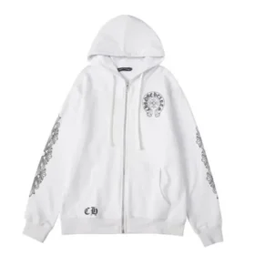 Felpa con cappuccio e zip Chrome Hearts Los Angeles Felpa con cappuccio e zip Chrome Hearts Los Angeles