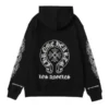 Felpa con cappuccio e zip Chrome Hearts Los Angeles nera Felpa con cappuccio e zip Chrome Hearts Los Angeles nera