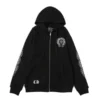 Felpa con cappuccio e zip Chrome Hearts Los Angeles nera Felpa con cappuccio e zip Chrome Hearts Los Angeles nera