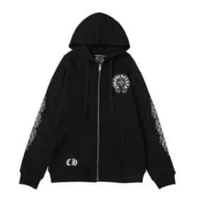 Felpa con cappuccio e zip Chrome Hearts Los Angeles nera Felpa con cappuccio e zip Chrome Hearts Los Angeles nera