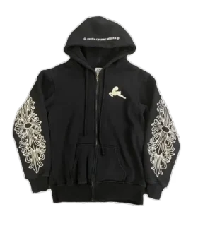 Felpa con cappuccio e zip Chrome Hearts Rare con motivo Floral Cross e croce Foti Felpa con cappuccio e zip Chrome Hearts Rare con motivo Floral Cross e croce Foti