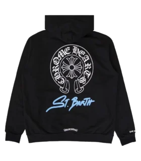 Felpa con cappuccio e zip esclusiva CH St Barth