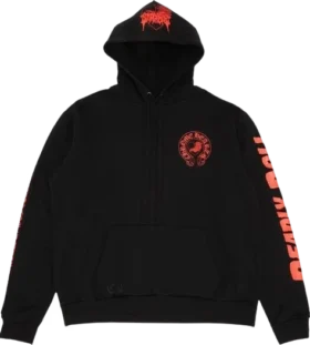 Felpa con cappuccio esclusiva Chrome Hearts X Deadly Doll Felpa con cappuccio esclusiva Chrome Hearts X Deadly Doll