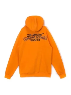 Felpa con cappuccio Off-White X Chrome Hearts 2018