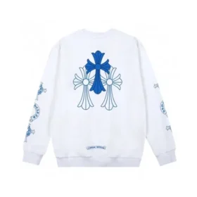 felpa girocollo con logo blu chrome hearts 1 280x280 - Felpa girocollo con logo blu Chrome Hearts