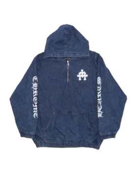 Giacca in denim con cappuccio e Cross Patch Ruckus Giacca in denim con cappuccio e Cross Patch Ruckus