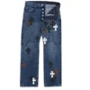 Jeans a gamba dritta Lemandik con Cross Patch Jeans a gamba dritta Lemandik con Cross Patch