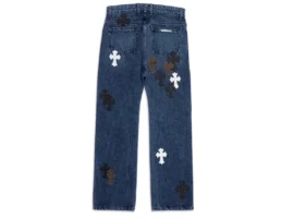 Jeans a gamba dritta Lemandik con Cross Patch Jeans a gamba dritta Lemandik con Cross Patch