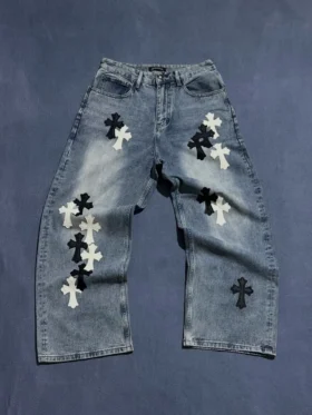 Jeans baggy Chrome Hearts