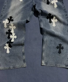 Jeans baggy Chrome Hearts