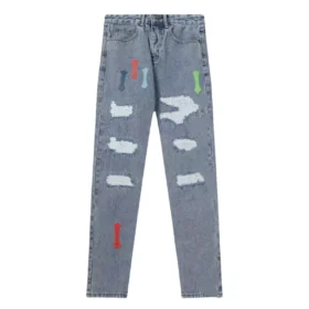 Jeans blu grezzi Chrome Hearts
