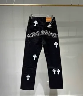 Jeans Chrome Hearts Black White Label Jeans Chrome Hearts Black White Label