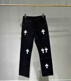 Jeans Chrome Hearts Black White Label Jeans Chrome Hearts Black White Label